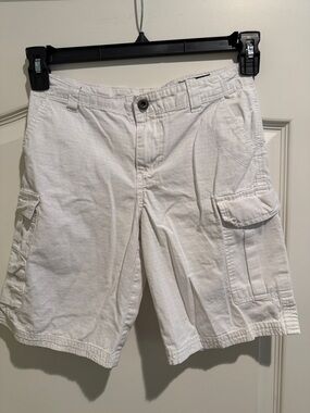 Vintage Poli Ralph Lauren boys white cargo shorts size 10